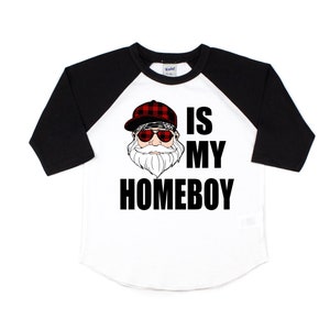 baby boy christmas outfit, toddler christmas shirt, toddler santa shirt, funny christmas shirt, girl christmas shirt, christmas raglan