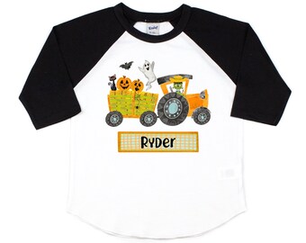 personalized frankenstein shirt, toddler halloween shirt, boy halloween, halloween tee, kids halloween truck shirt