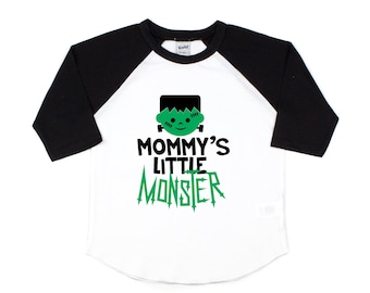 halloween toddler boy, toddler halloween tshirt, kids halloween shirt, kids horror shirt, mommy's little monster, Frankenstein