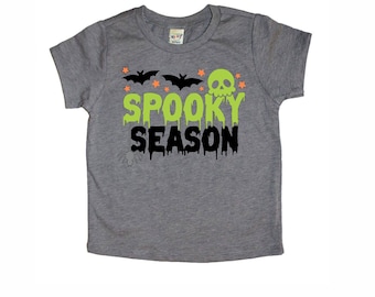 halloween toddler boy, toddler halloween tshirt, kids halloween shirt, kids horror shirt, spooky season skull, bats