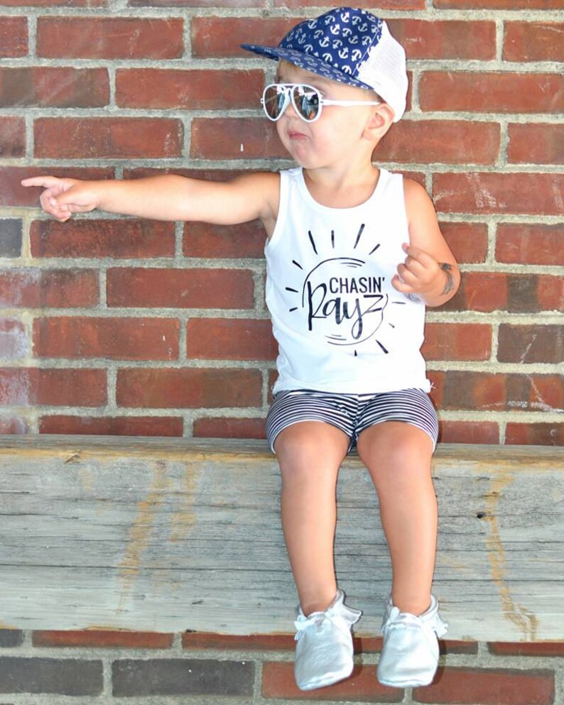 Toddler summer tank top todder tanks cute summer boy Etsy