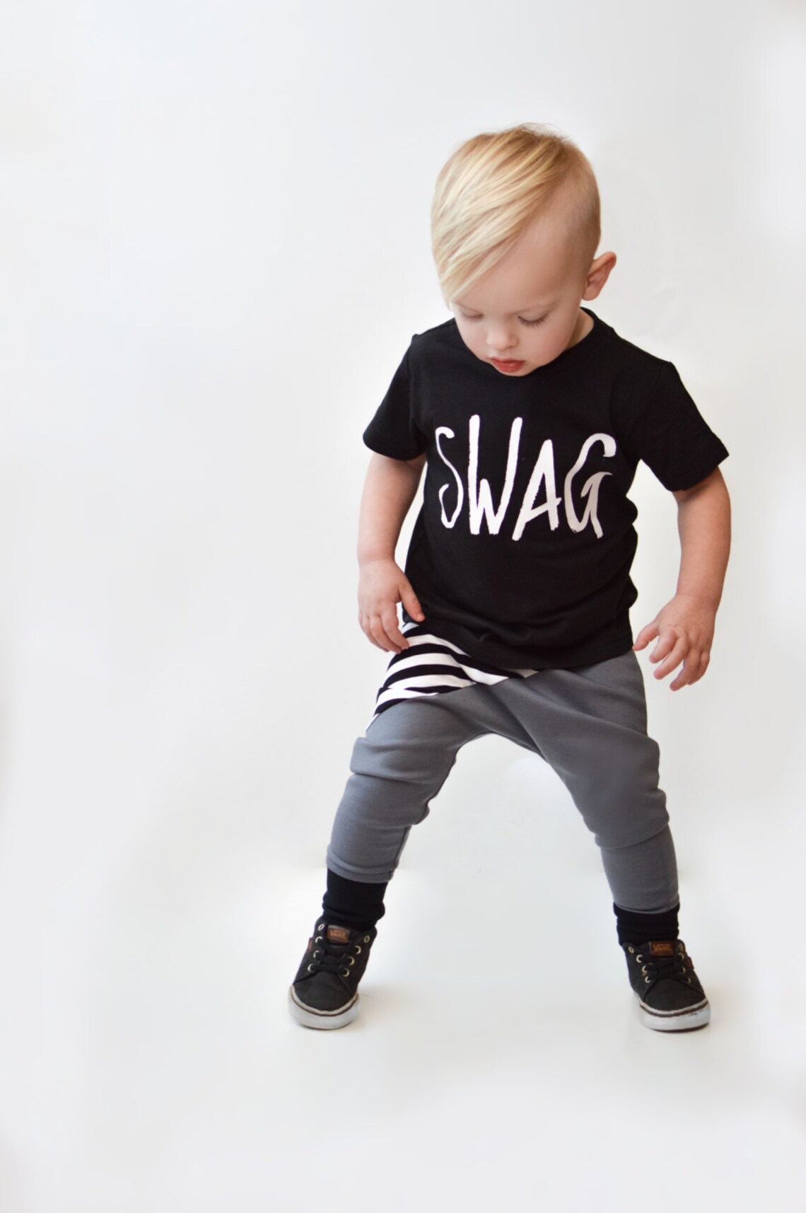 Little boy swag shirt boys swag tee graphic tees for kids Etsy