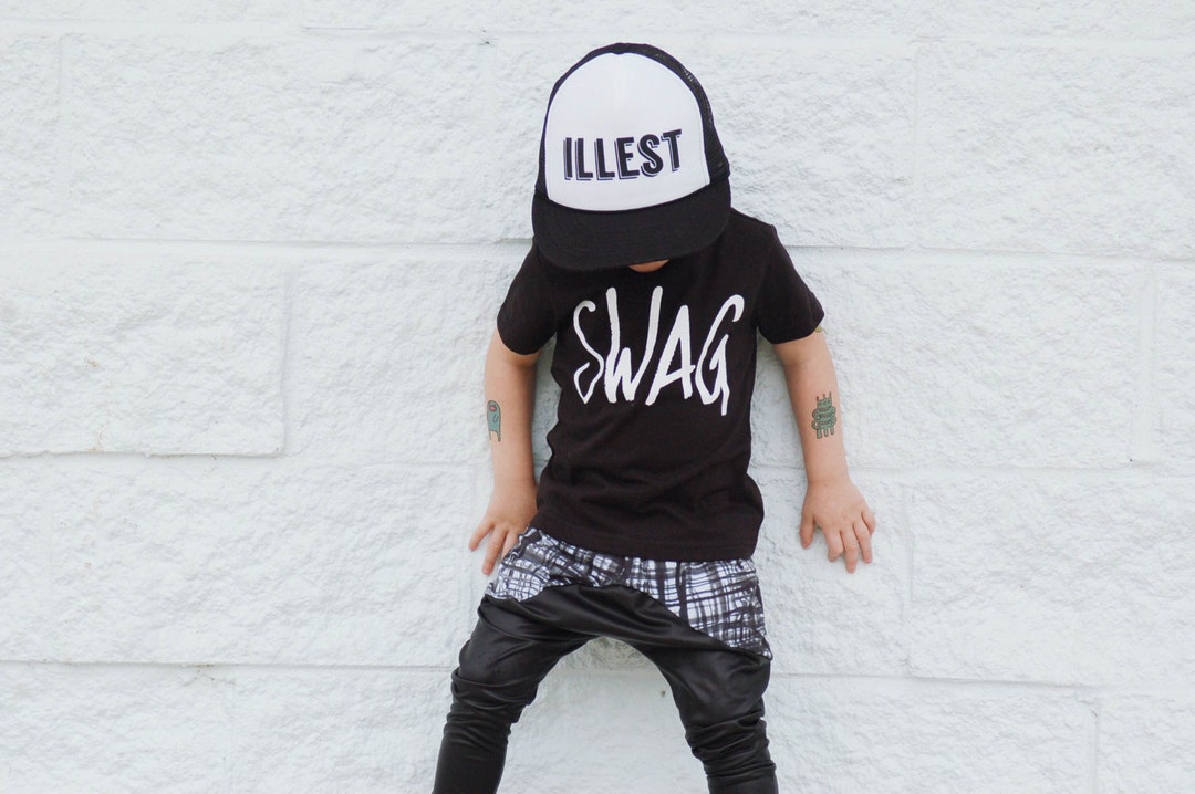 Little Boy Swag Shirt Boys Swag Tee Graphic Tees for Kids - Etsy