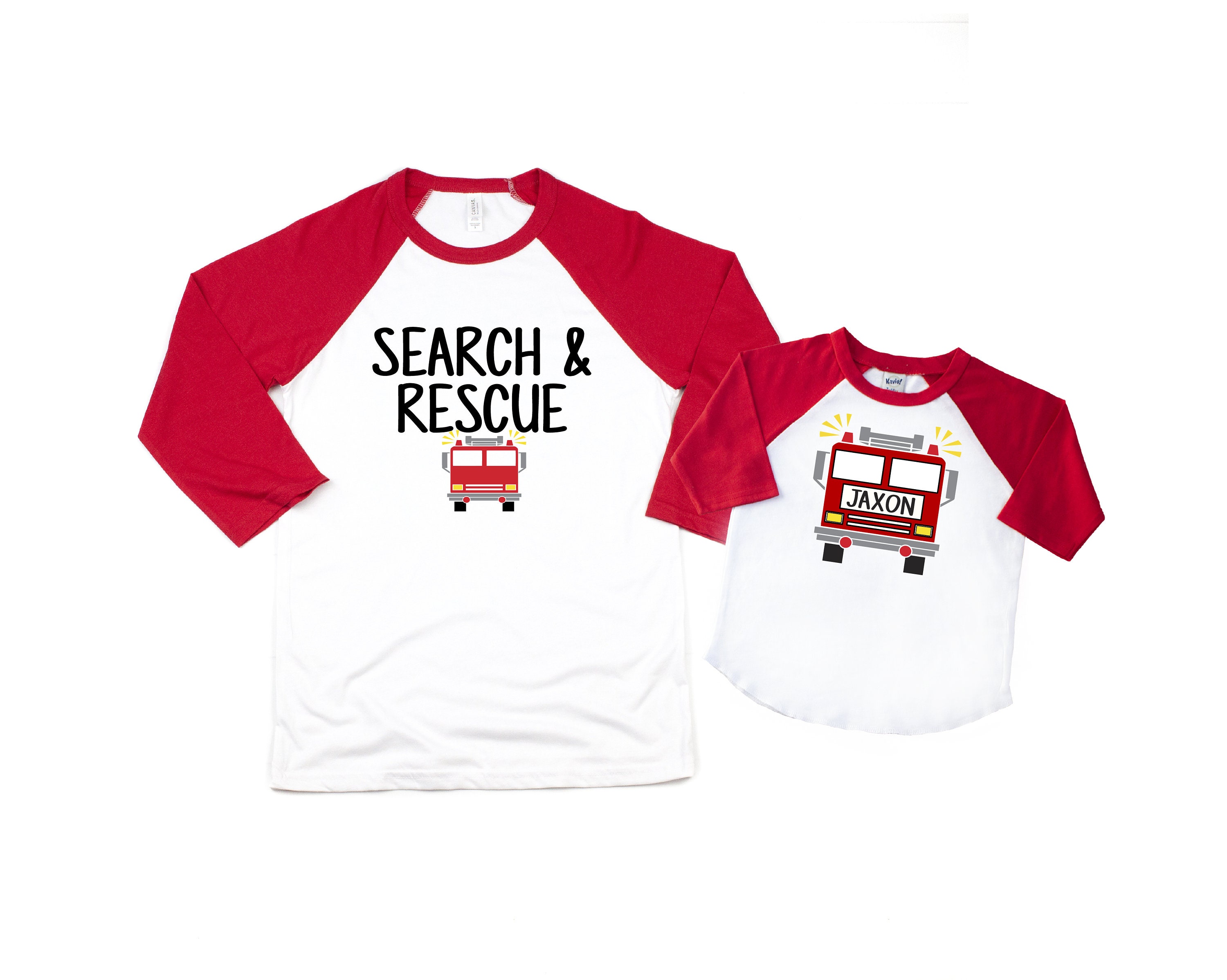 Firefighter Birthday Shirt for Kids 