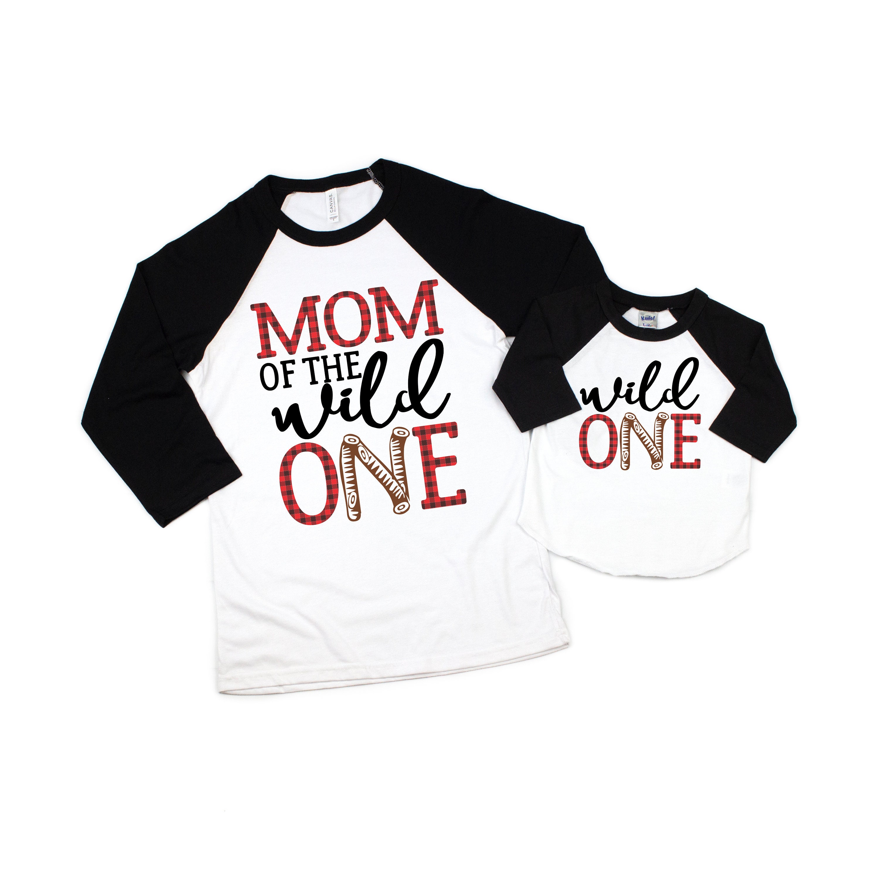 mom of the wild one shirt lumberjack