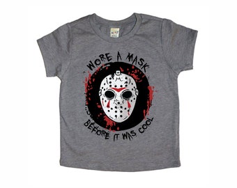 halloween toddler boy, toddler halloween tshirt, kids halloween shirt, jason voorhees, Friday the 13th shirt