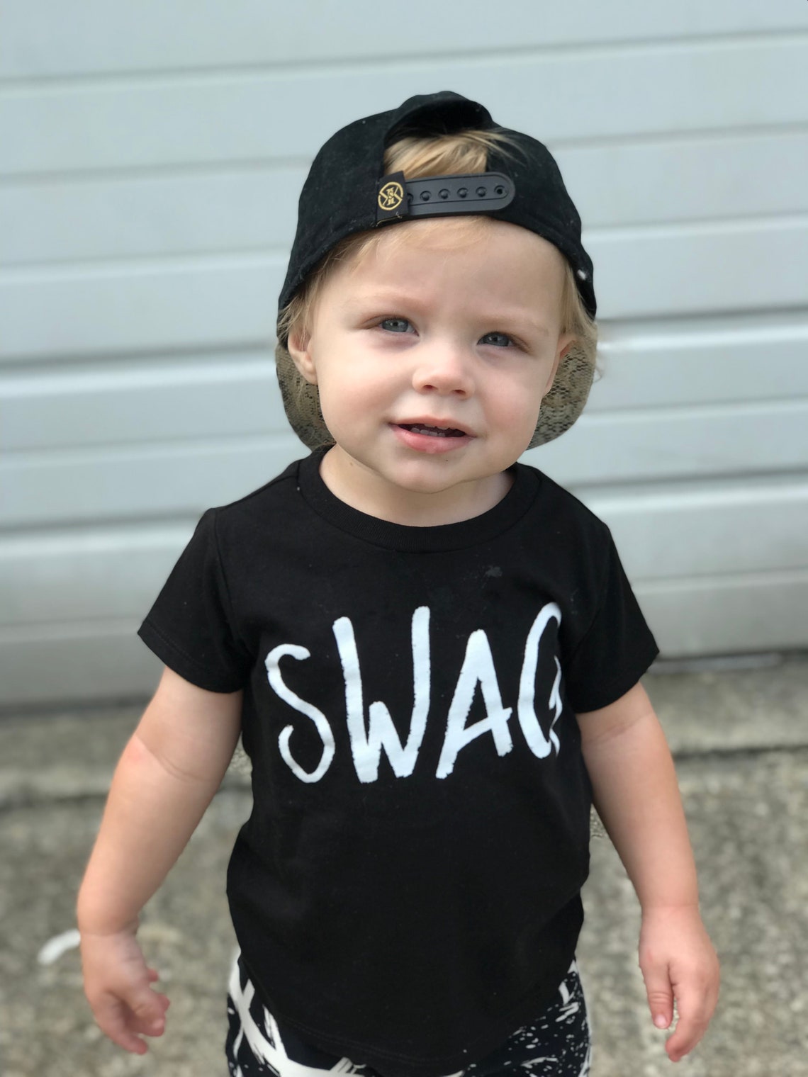 Little boy swag shirt boys swag tee graphic tees for kids Etsy