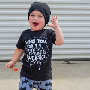 camicia Halloween per bambini, bambino di Halloween, tshirt Halloween bambino, camicia halloween bambino, bambini camicia vampiro immagine 8