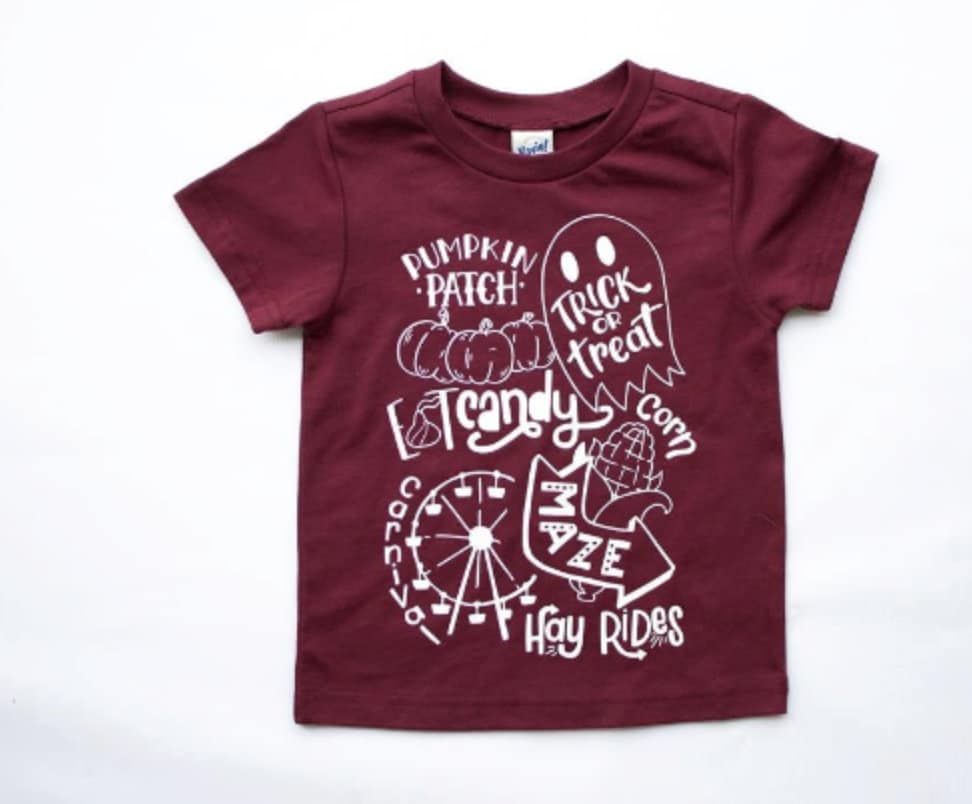 Fall Shirt for Kids Toddler Girl Fun Fall Activities Shirt Etsy