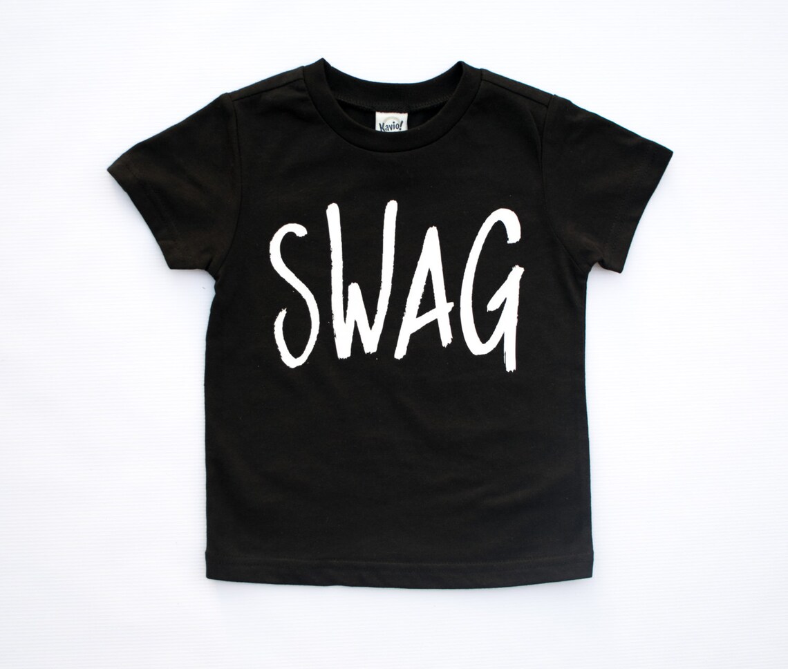 Little boy swag shirt boys swag tee graphic tees for kids Etsy