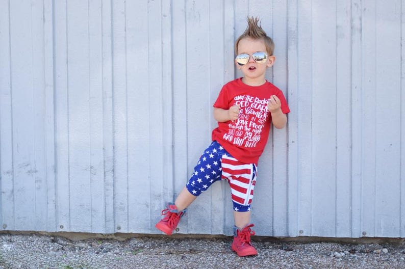 star spangled banner shirt, kids patriotic shirt, fourth of July outfit, 4th of July boy, 4th of July girl, red white and blue, tee, tshirt image 5