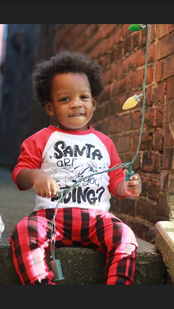 Tenue de Noel de bebe garcon chemise de Noel d enfant en bas age chemise de