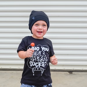camicia Halloween per bambini, bambino di Halloween, tshirt Halloween bambino, camicia halloween bambino, bambini camicia vampiro immagine 7
