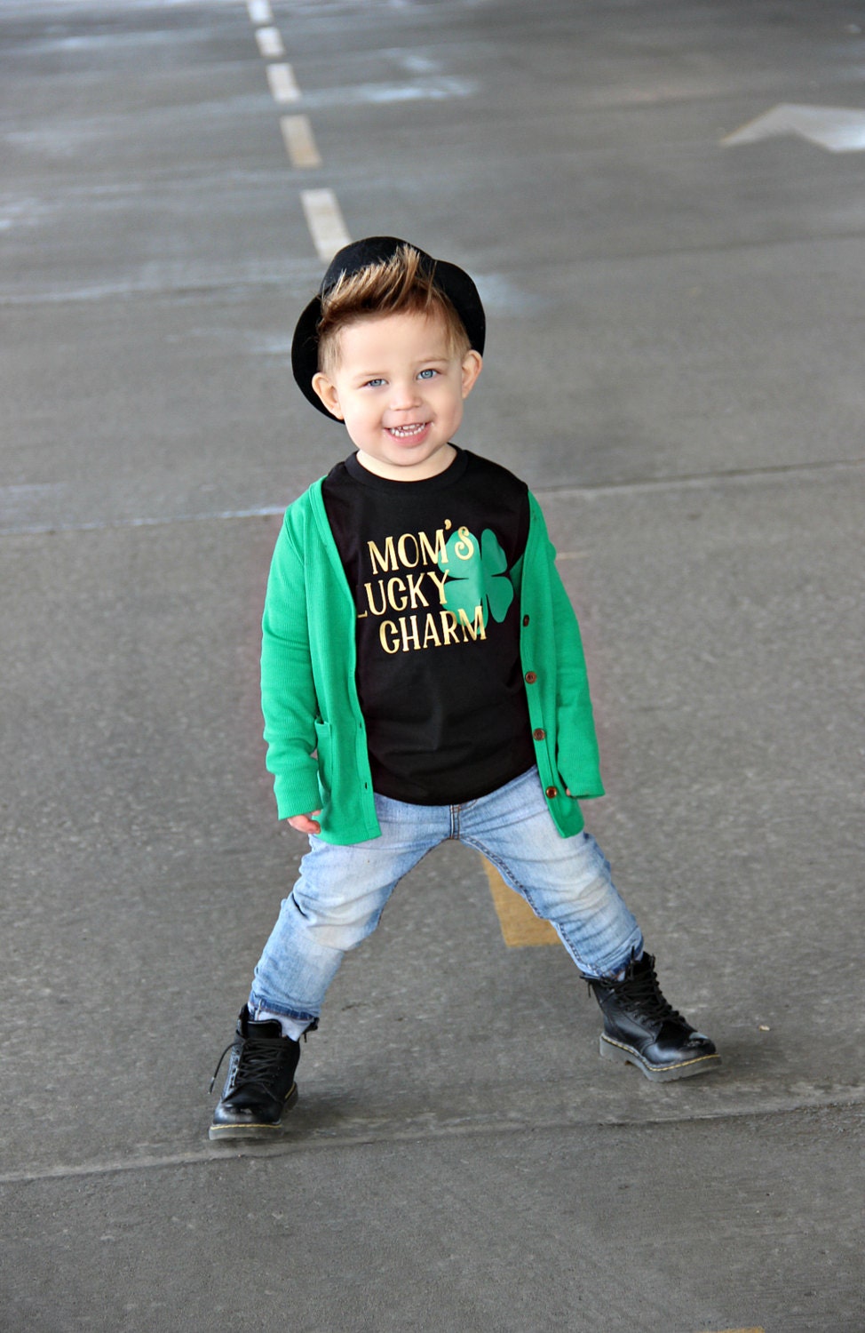 Mom's Lucky Charm Shirt St. Patricks Day Shirt for Boys - Etsy