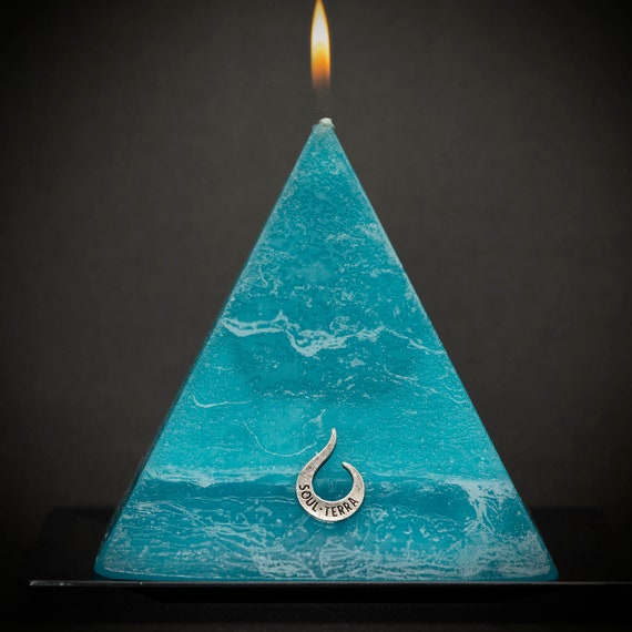Cancer Crystal Pyramid Candle Etsy