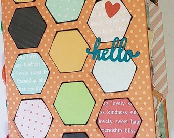 The "Hello" Summer Series junk journal, scrapbook, diary, smashbook
