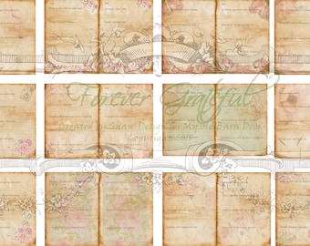 Forever Grateful Digital Gratitude Journal Kit, DIGITALE DOWNLOAD, junk journal, plakboek, dagboek, Thanksgiving