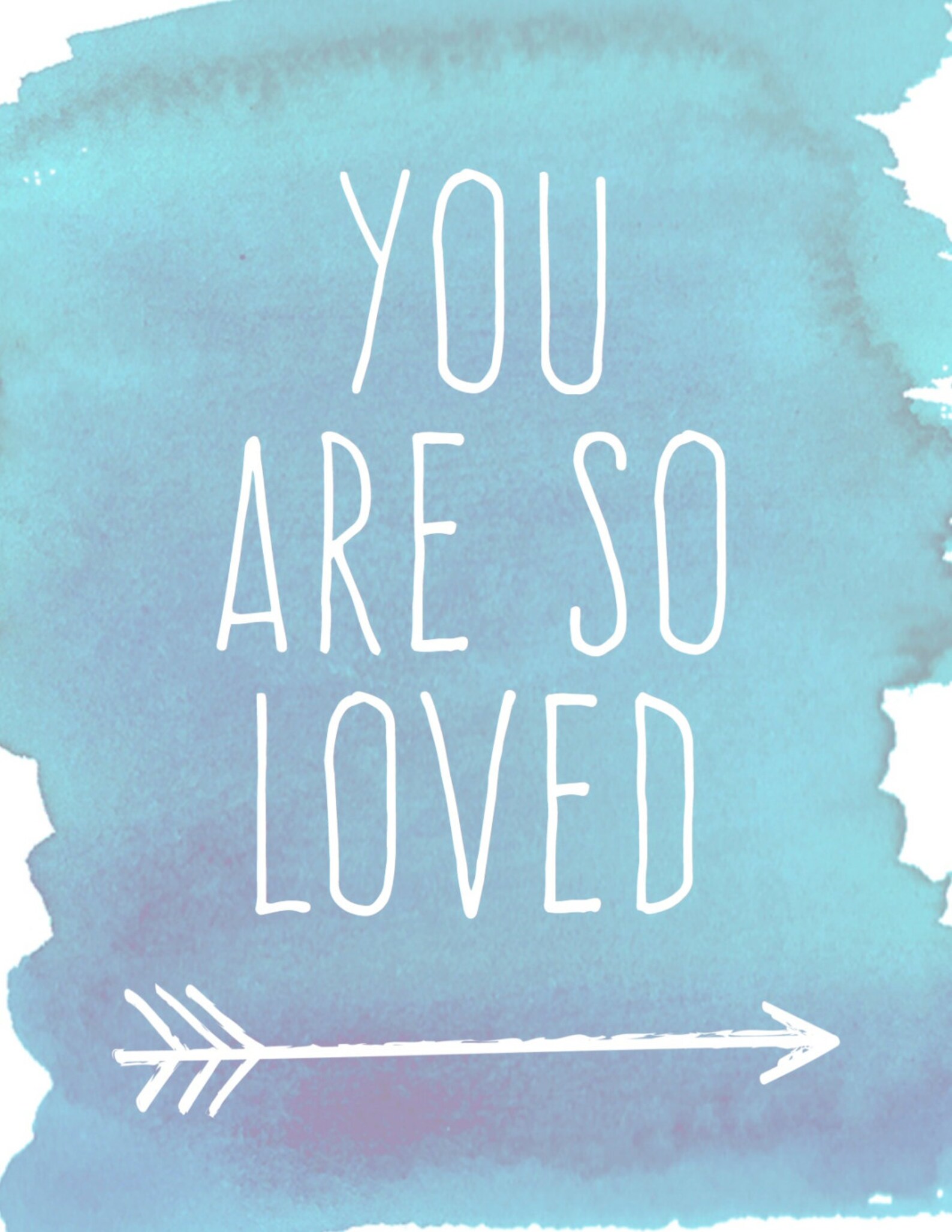 You Are so Loved Watercolor Print Nursery Wall Art Baby Etsy