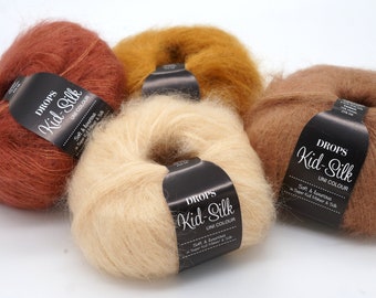 小物 Kid mohair stole / The Clesste Cabrito Mohair Lace | Hand Knitting Yarn | Stolen Stitches