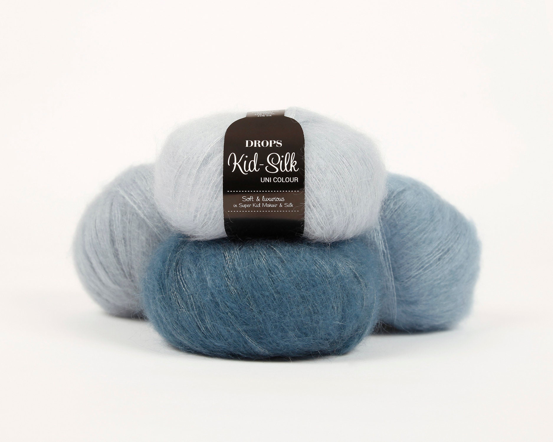 Kid Mohair Yarn, Silk Mohair Yarn DROPS Kid Silk, Lace