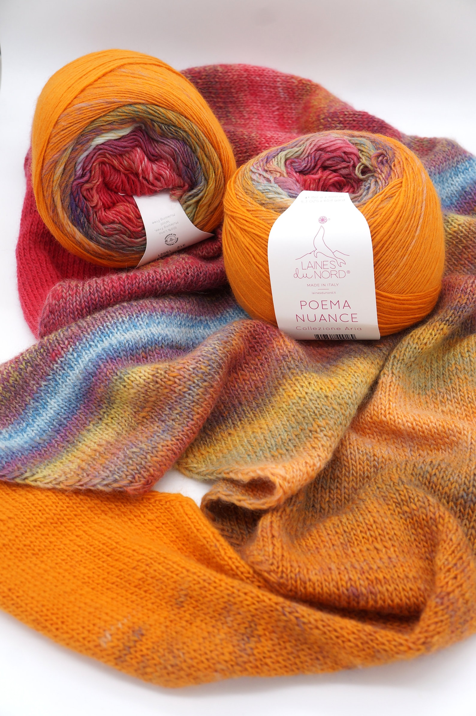 Knitting Yarn Laines Du Nord Poema Nuance Soft Wool Yarn Etsy Australia