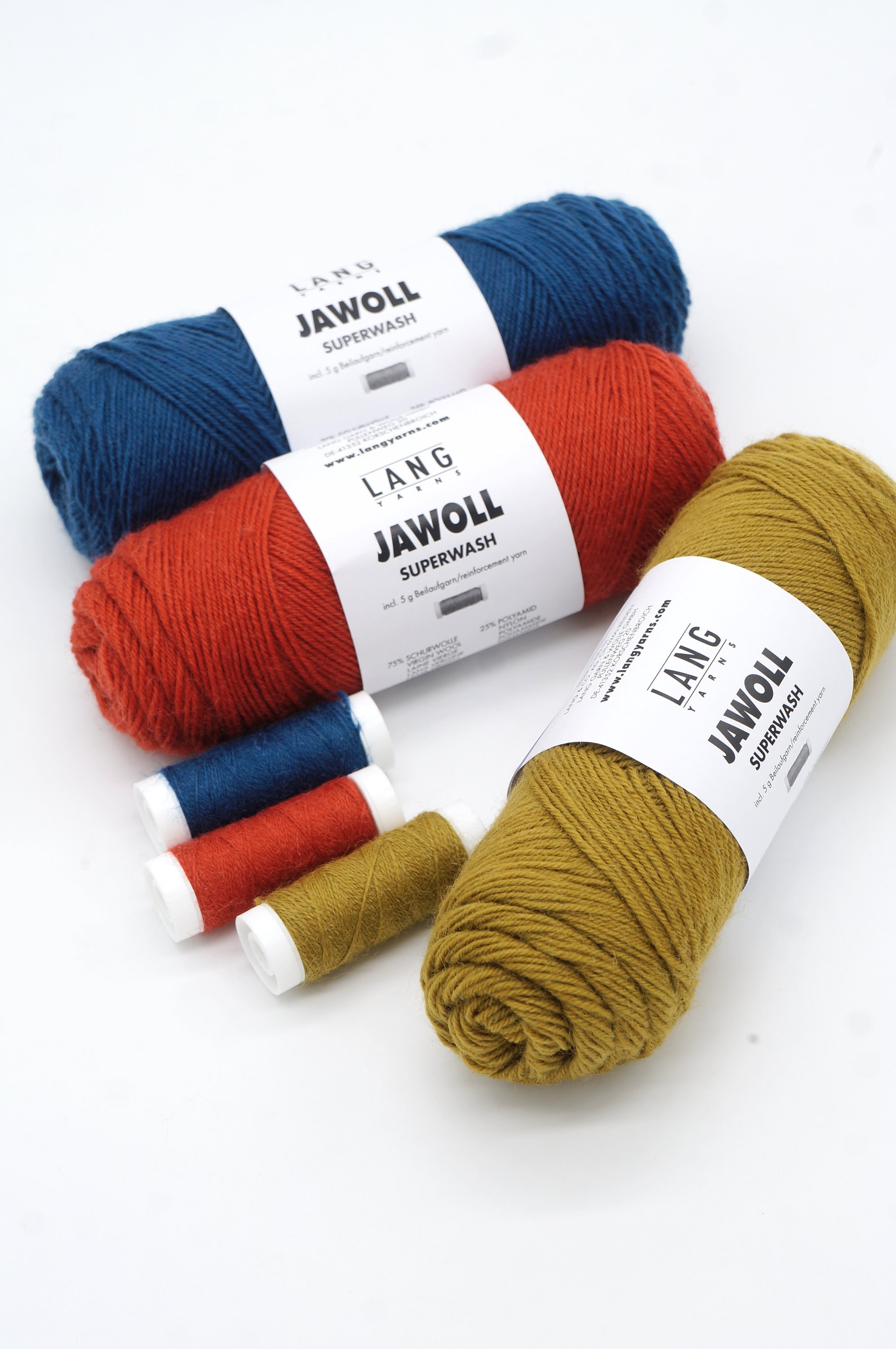 Sock Yarn Lang Yarns Jawoll - Superwash Knitting Yarn - Sock Weight Yarn - Soft Yarn for Socks and Other Knitwear - 50 G - 210 M