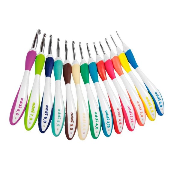 Addi Swing Ergonomic Crochet Hook Comfort Grip Comfortable Etsy