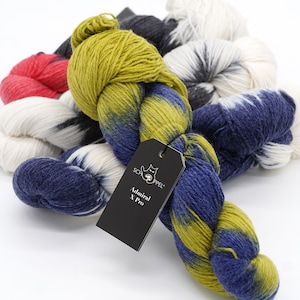 Sock wool knitting yarn Schoppel Wolle Admiral Pro, GOTS-certified non-superwash new wool mixed with biodegradable nylon, 100 g - 435 yards