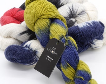 Sock wool knitting yarn Schoppel Wolle Admiral Pro, GOTS-certified non-superwash new wool mixed with biodegradable nylon, 100 g - 435 yards