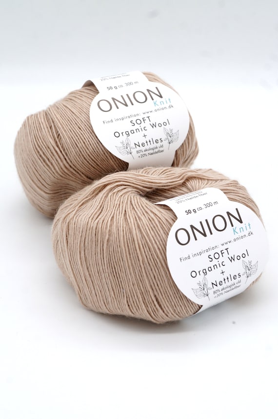 Knitting Yarn ONION Knit SOFT Organic Nettles a Blend