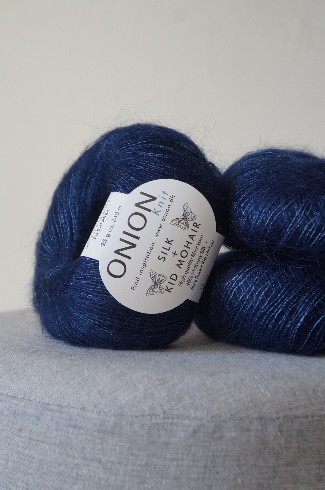 Mohair Yarn, Silk Mohair Knitting Yarn ONION Silk + Kid