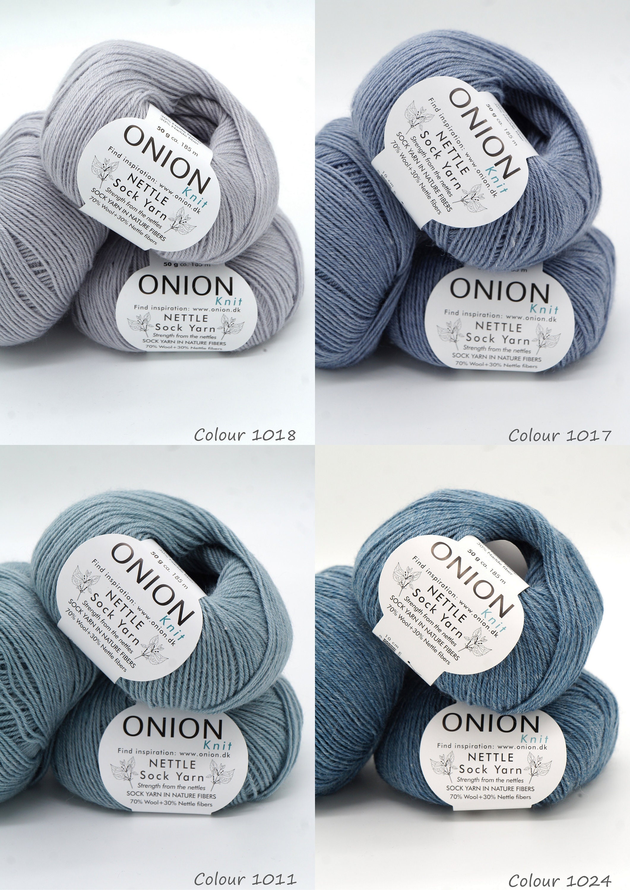 Knitting Yarn NETTLE Yarn From Onion Knit 100% Natural Etsy