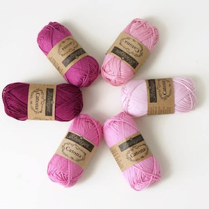 25 g Scheepjes Catona mercerized cotton yarn, crochet yarn, amigurumi yarn, crochet thread, yarn for small crochet projects, 25 g 62,5 m image 6