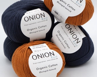 Organic Cotton ONION Knit Organic Cotton Knitting Yarn - Etsy