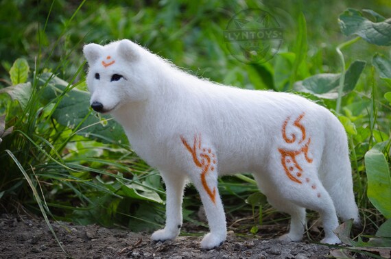wolf art doll