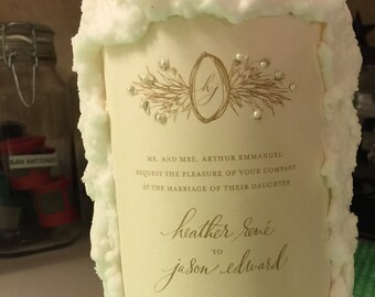 Personalized Candle or Photo