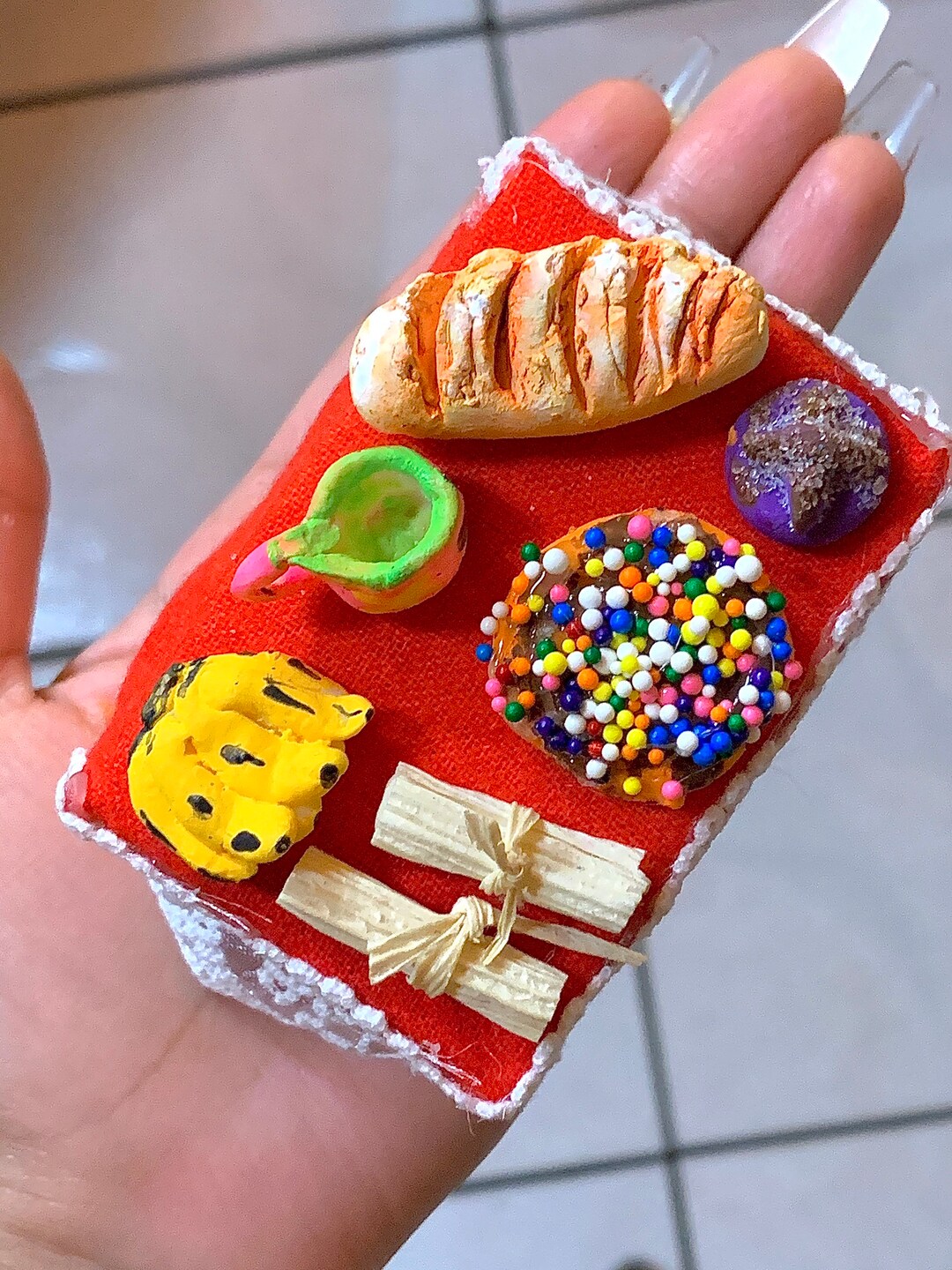 Mini Table & Mini Papel Picado/mini Ofrenda/altar Decor/día De Los