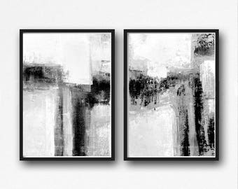 black and white abstract