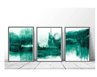 abstract wall art etsy