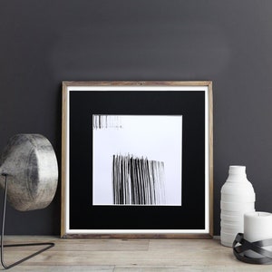 Original painting, original ink black white , painting on paper,  ink art, small original artwork, ink modern black white abstract painting