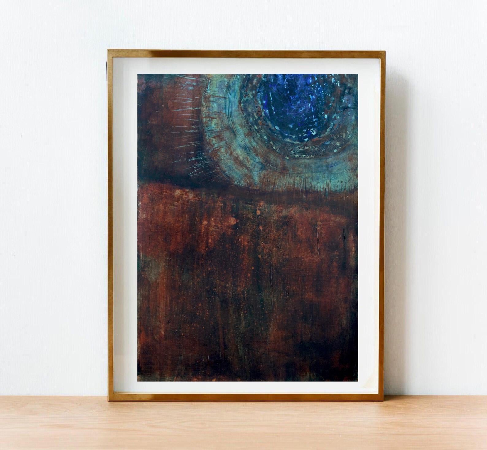 抽象アクリル画 緑色と茶色 緑のざわめき 原画 アクリル画 抽象画 モダンアート 緑 グリーン 絵画