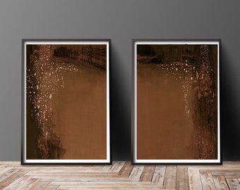 Neutral Modern Art, Set of 2 Neutral, Minimal Art, Stripes Wall Art, Minimal Set of 2, 2 Prints Set, Modern Art, Brown Decor,ModernArtDeco