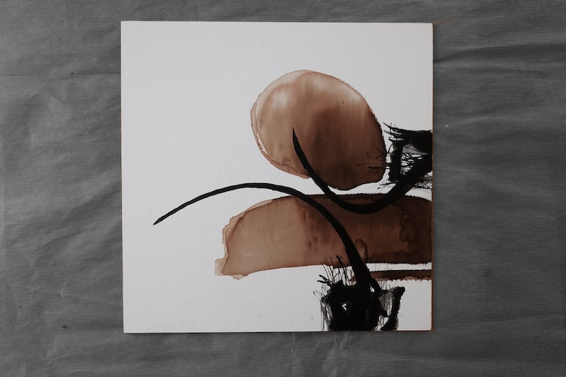 Original Ink Art Abstract Contemporary Wall Art Modern Art Etsy