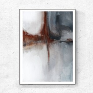 Neutral Abstract Art, Printable Abstract Art, Neutral Wall Art, Watercolor Print, Modern Wall Art, Modern Abstract Art, Living Room Art, Art image 5