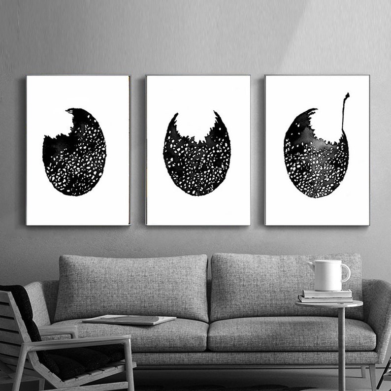 Set of 3 Prints Abstract Art Print Set 3 Abstract Prints Etsy