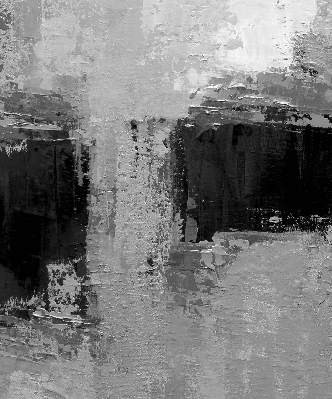 Black White Gray Contemporary Art Set of 3 Prints Abstract Etsy