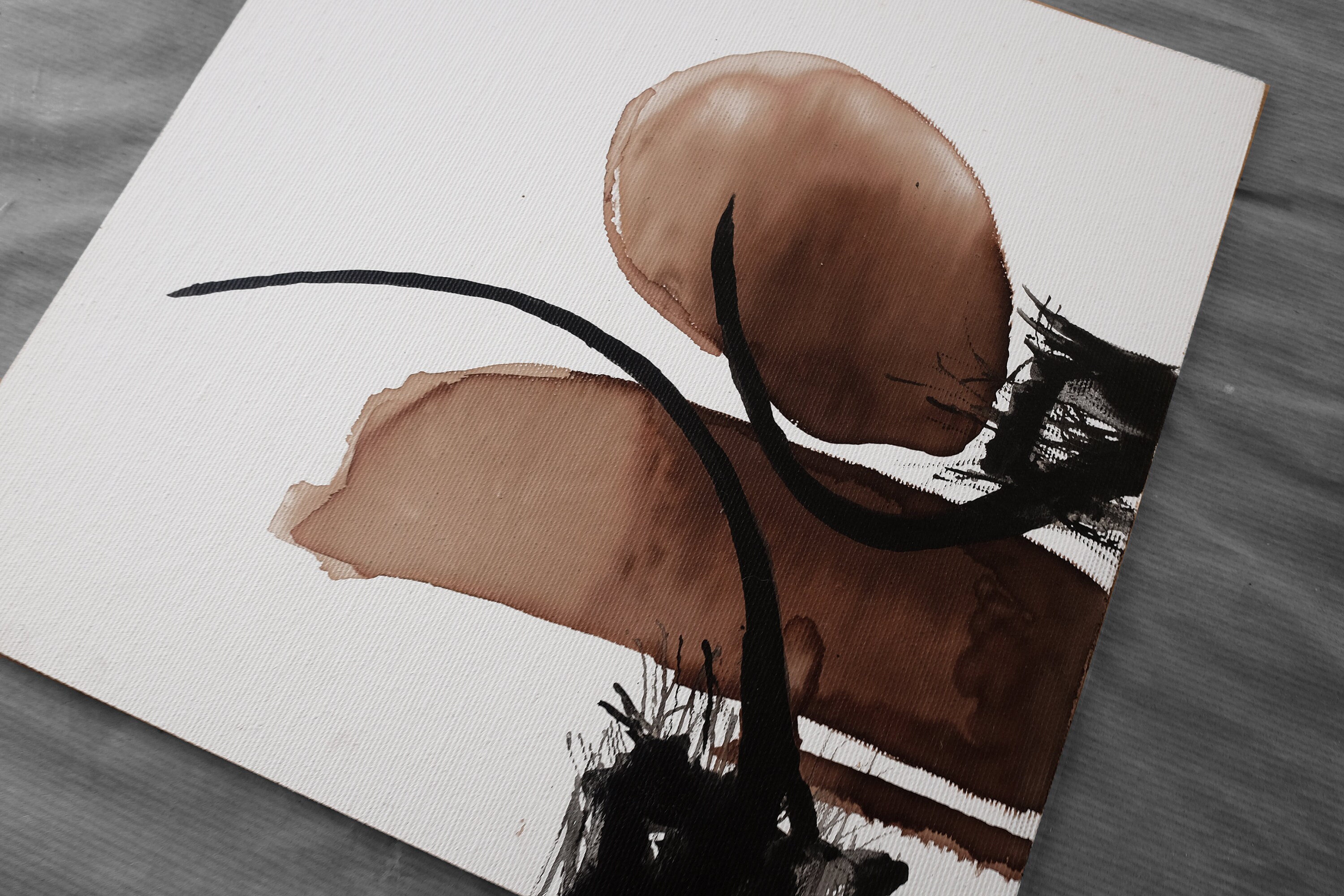 Original Ink Art Abstract Contemporary Wall Art Modern Art Etsy