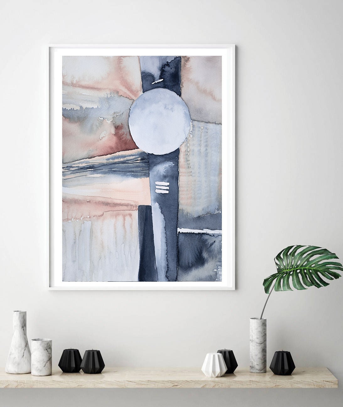 Wall Art Print Printable Art Watercolor Art Poster Modern - Etsy