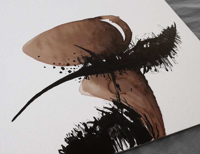 Original Ink Art Abstract Contemporary Wall Art Modern Art Etsy