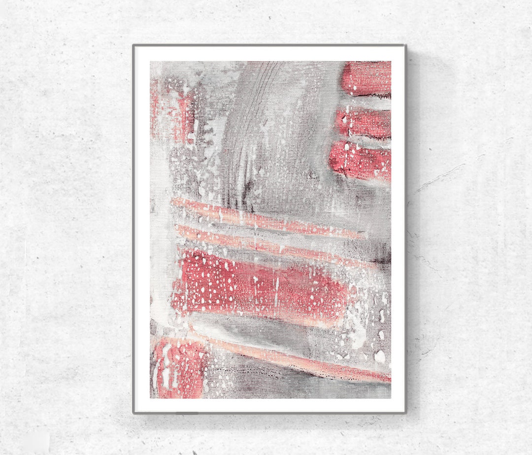 Abstract Art, Printable Abstract Art, Large Wall Art, Pink Print, Large ...